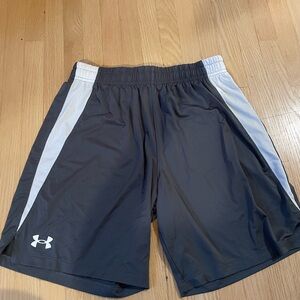 Under Armour Boy's Gray Athletic Shorts